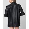 [BLANKNYC] Women’s Faux Leather Blazer(Self Starter)