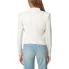[BLANKNYC] Women’s Faux Leather Blazer(White)