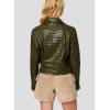 [BLANKNYC] Womens Jacket, & Luxury Clothing Vegan Leather Moto Jacket Comfortable Stylish Coat, Unexpected Impulse, Large-X-Large US