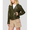 [BLANKNYC] Womens Jacket, & Luxury Clothing Vegan Leather Moto Jacket Comfortable Stylish Coat, Unexpected Impulse, Large-X-Large US