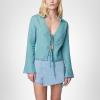 [BLANKNYC] Womens Luxury Clothing Lace Up Bell Sleeve Shirt, Comfortable & Stylish(Perfect Tunes)