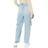 [BLANKNYC] Womens Luxury Clothing Self Belted Cargo Denim Jeans, Comfortable & Stylish Pants(Steal the Show)