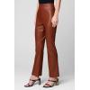 [BLANKNYC] Womens Luxury Clothing Vegan Leather Wide Yoke Kick Flare Pant, Comfortable & Stylish(Shake the World)