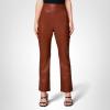 [BLANKNYC] Womens Luxury Clothing Vegan Leather Wide Yoke Kick Flare Pant, Comfortable & Stylish(Shake the World)