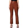 [BLANKNYC] Womens Luxury Clothing Vegan Leather Wide Yoke Kick Flare Pant, Comfortable & Stylish(Shake the World)