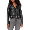 [BLANKNYC] womens Vegan Leather Belted Jacket(For Keeps)