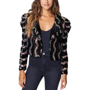[BLANKNYC] Women’s Faux Leather Blazer(Almond Butter)