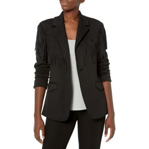 [BLANKNYC] Women’s Faux Leather Blazer(Black)