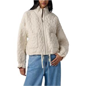 [BLANKNYC] womens Vanilla Ice Floral Quilted Jacket(Beige)