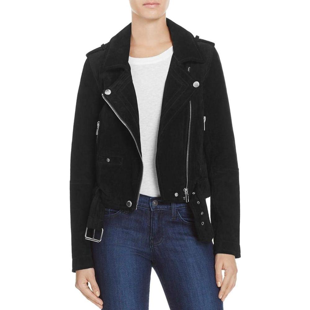 image:imageBLANKNYC Womens Suede Short Motorcycle Jacket Black XS