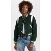 [BLANKNYC] Women’s Smart Move Bomber Jacket(Green Combo)