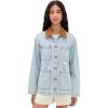 [BLANKNYC] Women’s Crack of Dawn Jacket(Light Indigo)