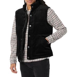 [BLANKNYC] mens Clothing Modern Interpretation of American Classics Corduroy Vest, Fashionable Jacket & Stylish Coat(Blackbird)