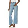 [BLANKNYC] Womens Luxury Clothing High Rise Sustainable Denim Mini Boot Cut Jean, Comfortable & Stylish Pant(Mixtape)