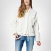 [BLANKNYC] womens Luxury Clothing Linen Utility Jacket With Pockets, Comfortable & Stylish Coat(Great Catch)