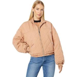 [BLANKNYC] Womens Cropped Quilted Jacket, Fallin’ for You, Large US