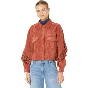 [BLANKNYC] mens Luxury Clothing Faux Suede Fringe Shirt Jacket, Comfortable & Stylish Coat(Bounce Back)