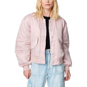[BLANKNYC] womens Luxury Clothing Bomber Jacket, Comfortable & Stylish Coat(Bright Side)