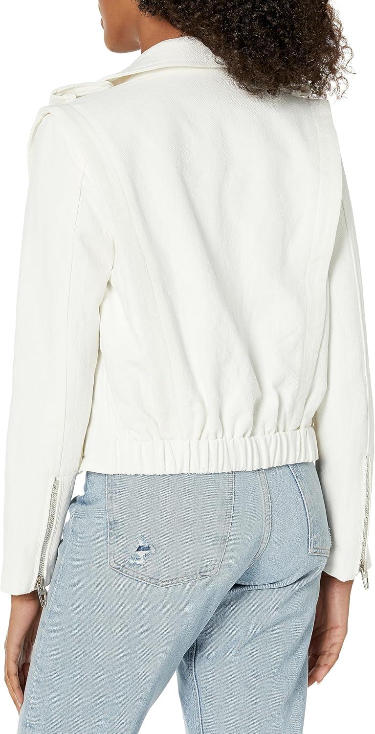 image:imageBLANKNYC womens Luxury Clothing Moto Jacket With Zipper and Pocket Detail Comfortable amp Stylish CoatSo Ice