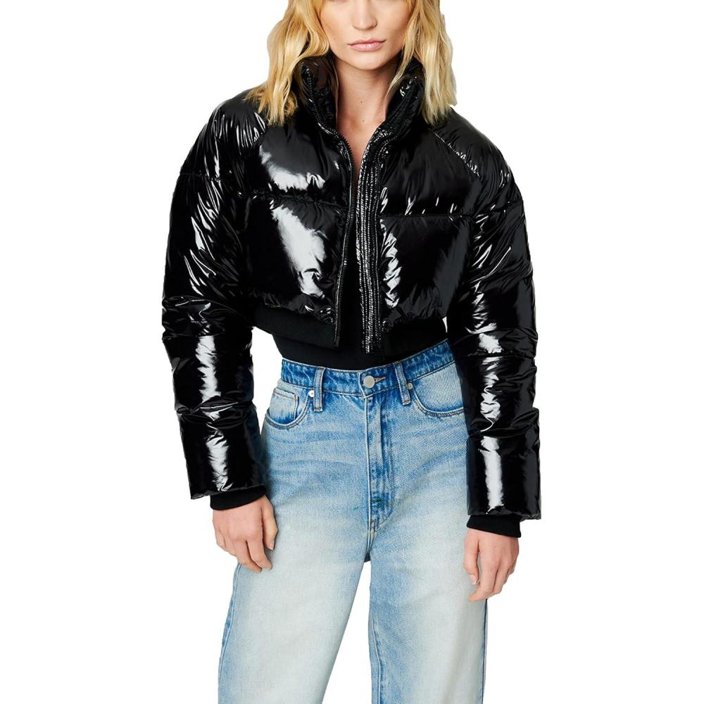 image:imageBLANKNYC womens Luxury Clothing Cropped Puffer Jacket Comfortable amp Stylish CoatCold Lover