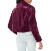 [BLANKNYC] Women’s Snow Queen Bomber Jacket(Dry Martini)