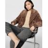 [BLANKNYC] Women’s Snow Queen Bomber Jacket(Espresso Martini)