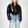 [BLANKNYC] womens Luxury Clothing Cropped Puffer Jacket, Comfortable & Stylish Coat(Cold Lover)