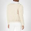 [BLANKNYC] womens Quilted Jacket With Sherpa(White)