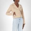 [BLANKNYC] womens Suede Moto Jacket(Tan)