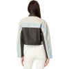 [BLANKNYC] womens Women’s Vegan Leather Racer Moto Jacket(Light Speed)