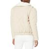 [BLANKNYC] womens Quilted Jacket With Sherpa(White)