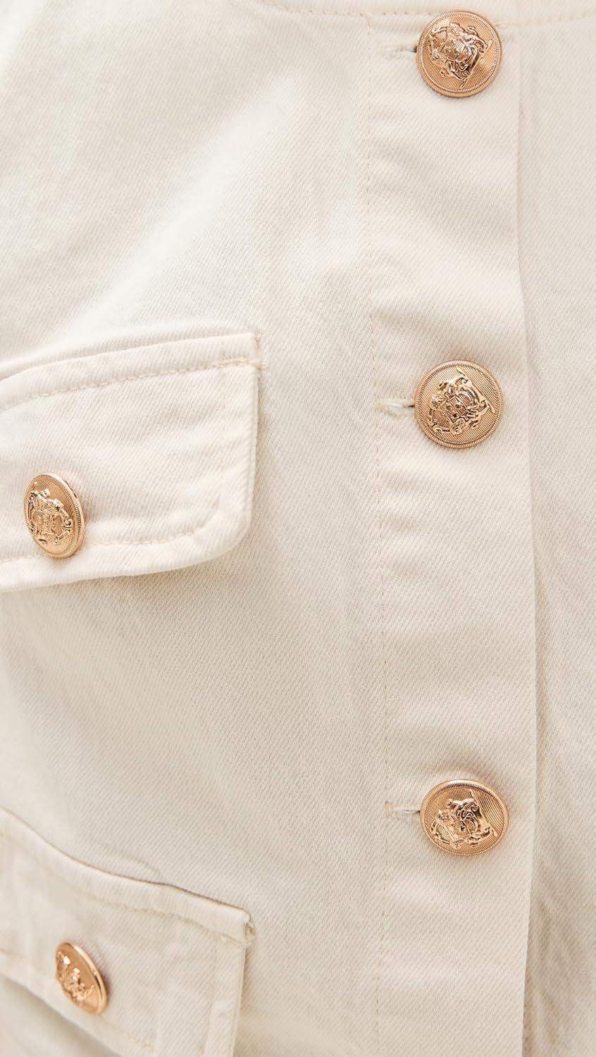 image:imageBLANKNYC Womens Sugar Coated VestOverdye Natural