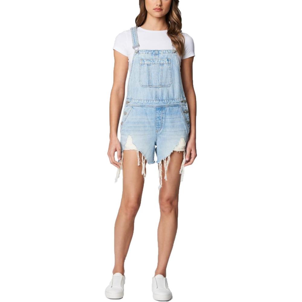 image:imageBLANKNYC Womens Luxury Clothing High Rise Distressed Denim Shorts Comfortable amp FittingMirror Mirror