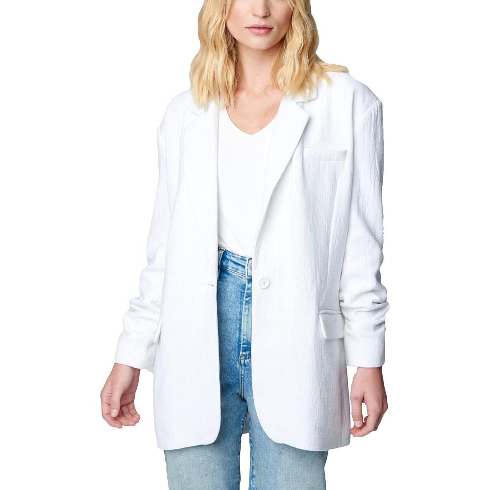 image:imageBLANKNYC Womens Luxury Clothing Oversized Blazzer with Pockets Comfortable amp Stylish CoatSo Ice