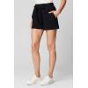 [BLANKNYC] Womens Black Eyelet Printed Shorts with Self Belt, Stylish & Designer ClothingShorts(Late Night)
