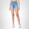 [BLANKNYC] Womens Denim Cuffed Five Pocket Mom Shorts, Comfortable & Stylish(So Yesterday)