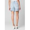 [BLANKNYC] Womens Luxury Clothing High Rise Distressed Denim Shorts, Comfortable & Fitting(Mirror)
