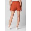 [BLANKNYC] Womens Luxury Clothing High Rise Elastic Waist Pull on Shorts(Sunset Escape)