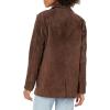 [BLANKNYC] Womens Luxury Clothing Oversized Blazzer with Pockets, Comfortable & Stylish Coat(Chocolate Souffle)