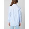 [BLANKNYC] Womens Luxury Clothing Oversized Stripe Collared Shirt, Comfortable & Stylish(Feel Good)