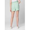 [BLANKNYC] Womens Textured Linen Drawstring Paperbag Shorts, Comfortable & Stylish(Bay Area)