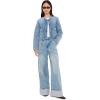 [BLANKNYC] womens Bottomless Brunch Denim Quilted Jacket(Blue)