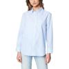 [BLANKNYC] Womens Luxury Clothing Oversized Stripe Collared Shirt, Comfortable & Stylish(Feel Good)