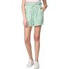 [BLANKNYC] Womens Textured Linen Drawstring Paperbag Shorts, Comfortable & Stylish(Bay Area)