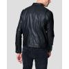 [BLANKNYC] mens Intoxicating Leather Racer Jacket, Comfortable & Designer Clothing(Black)