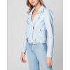 [BLANKNYC] Women’s Fresh Start Moto Jacket(Sky Blue)