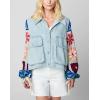 [BLANKNYC] Women’s Luxury Clothing Denim Trucker Jacket, Comfortable & Stylish Coat(Young Love)