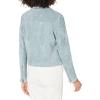 [BLANKNYC] Women’s Luxury Clothing Faux Suede Moto Jacket, Comfortable & Stylish Coat(Ocean Wave)