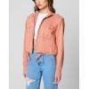 [BLANKNYC] Women’s Luxury Clothing Utility Parka Jacket Coat With Pockets(Dried Rose)