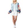[BLANKNYC] Women’s Luxury Clothing Denim Trucker Jacket, Comfortable & Stylish Coat(Young Love)